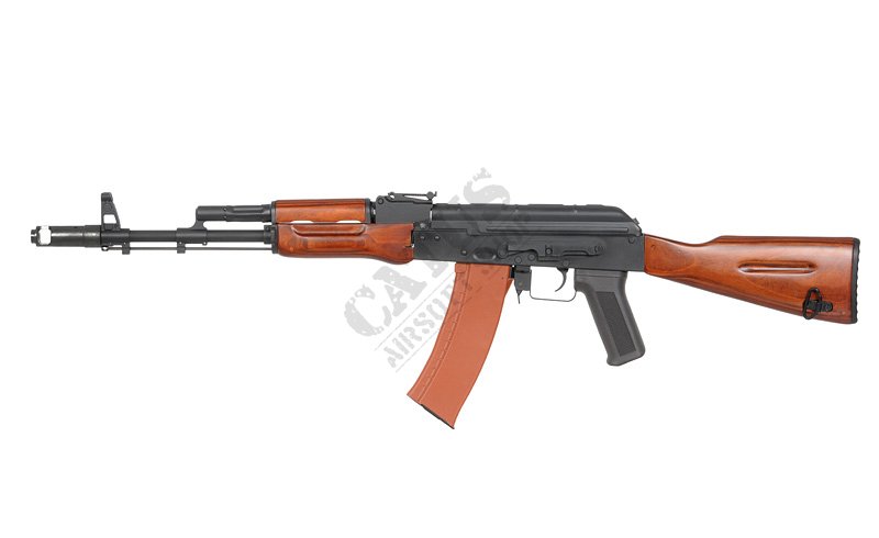 S&T Airsoft zbraň AK-74N G3 Real Wood Čierno-hnedá 