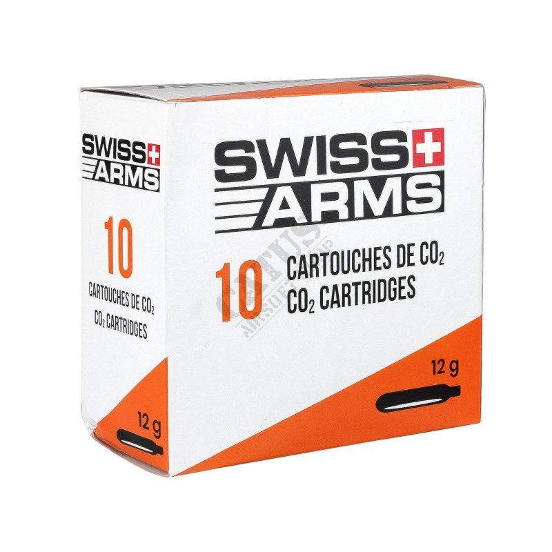 CO2 bombička 12g set 10ks Swiss Arms  