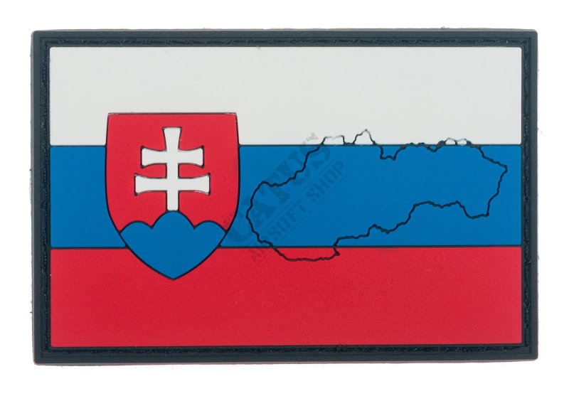 Nášivka na suchý zips 3D Slovensko vlajka Delta Armory Color 