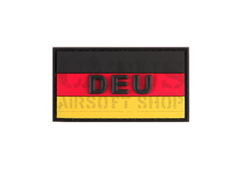 Nášivka na suchý zips malá 3D Nemecko vlajka JTG Color 