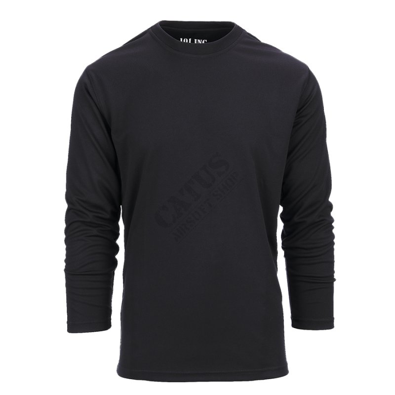 Taktické tričko s dlhým rukávom Quick Dry 101 INC Čierne XL