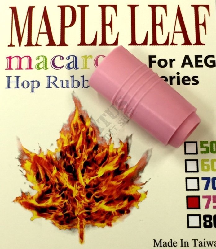 Airsoft Macaron Hop Up gumička 75° Maple Leaf Ružová 