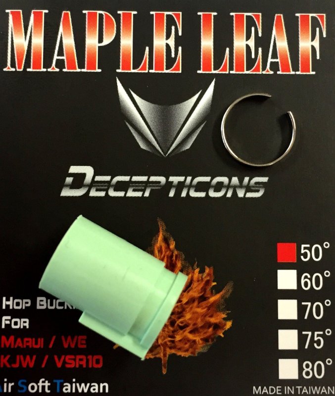Airsoft Hop-up gumička Decepticons 50° Maple Leaf Zelená 