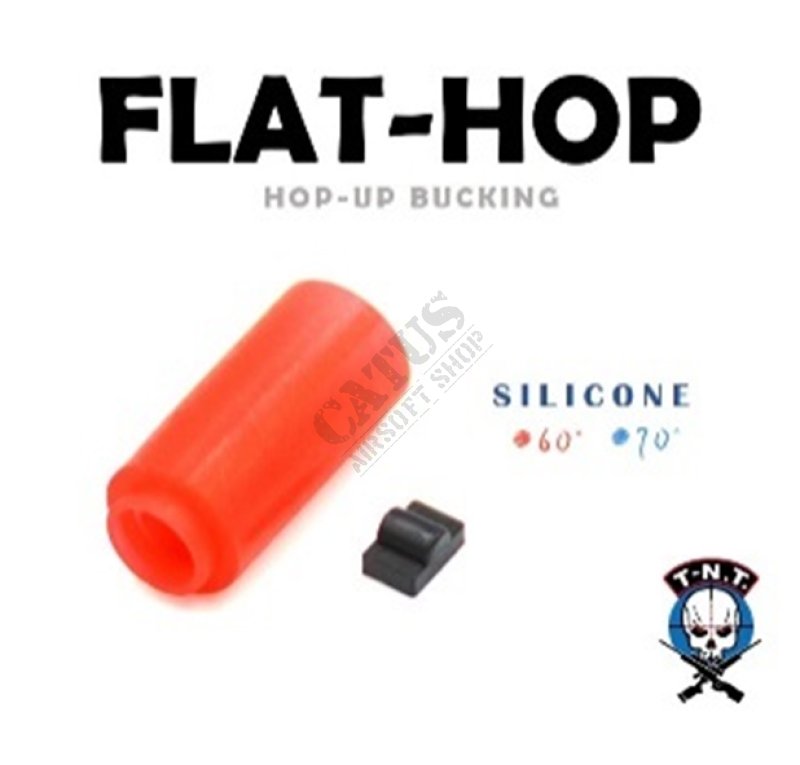 Airsoft silikónová Hop-Up gumička FLAT-HOP 60° AEG TNT Taiwan Červená 