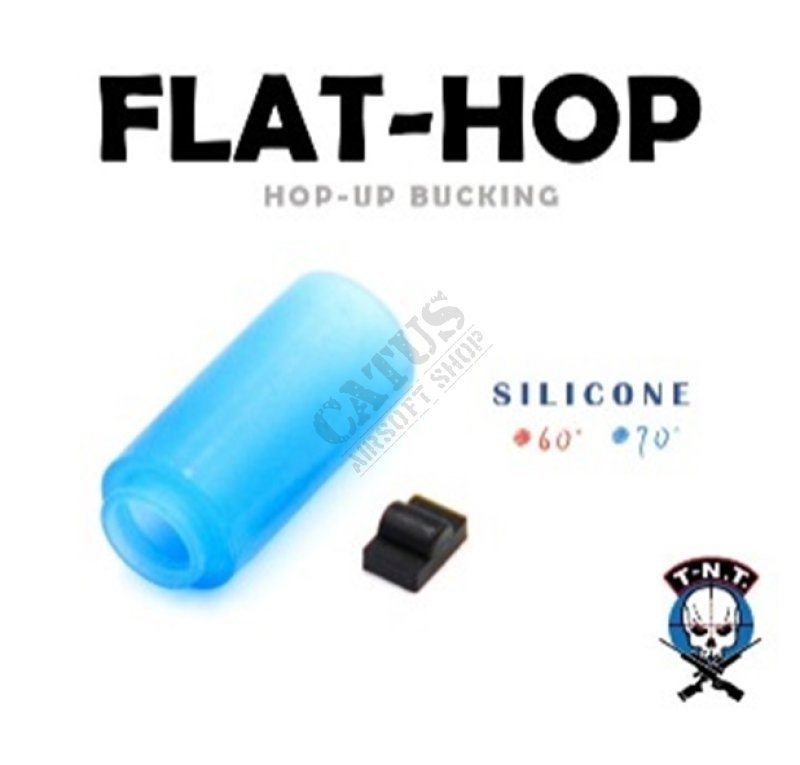 Airsoft silikónová Hop-Up gumička FLAT-HOP 70° AEG TNT Taiwan Modrá 