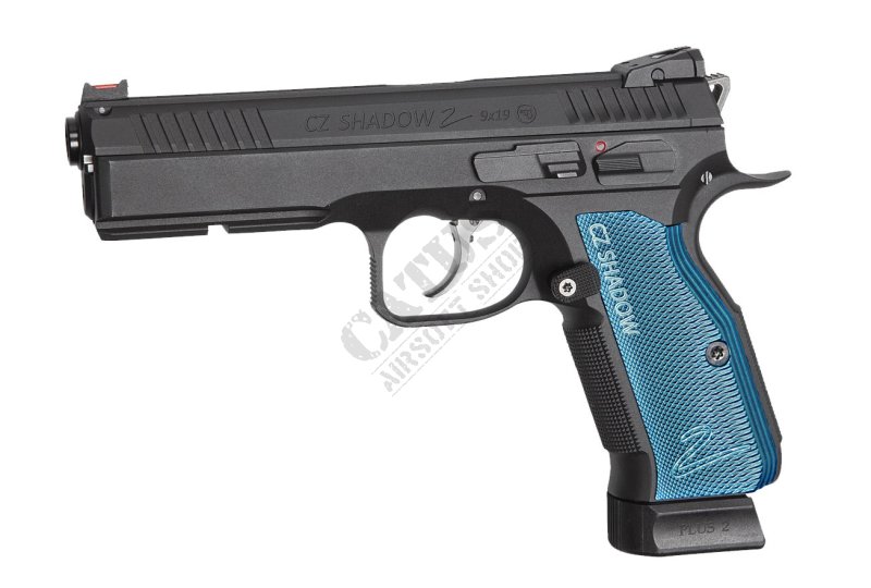 ASG vzduchová pištoľ CZ Shadow 2 4,5mm CO2 GBB Čierno-modrá 