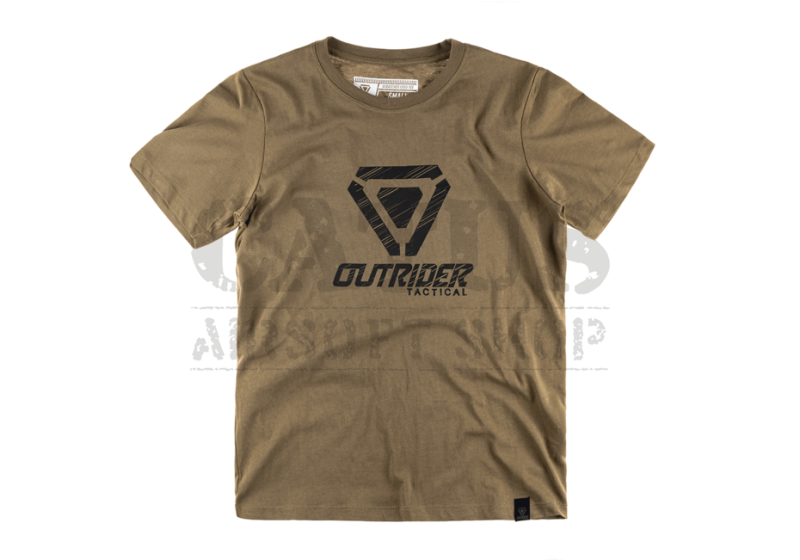 Tričko OT Scratched Logo Tee s krátkym rukávom Outrider Crocodile M