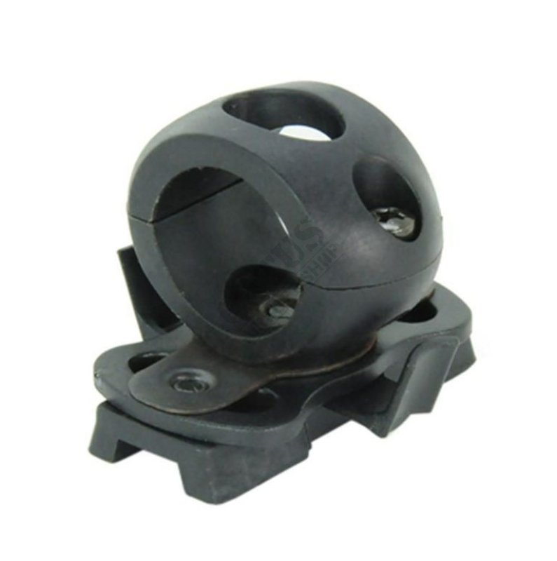 Montážny krúžok na svietidlo pre FAST helmu 0,83" / 21,0 mm FMA Čierna 