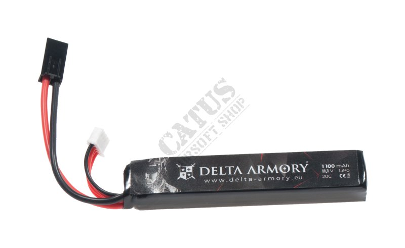 Airsoft batéria LiPo 11,1V 1100mAh 20C Tamiya Delta Armory  
