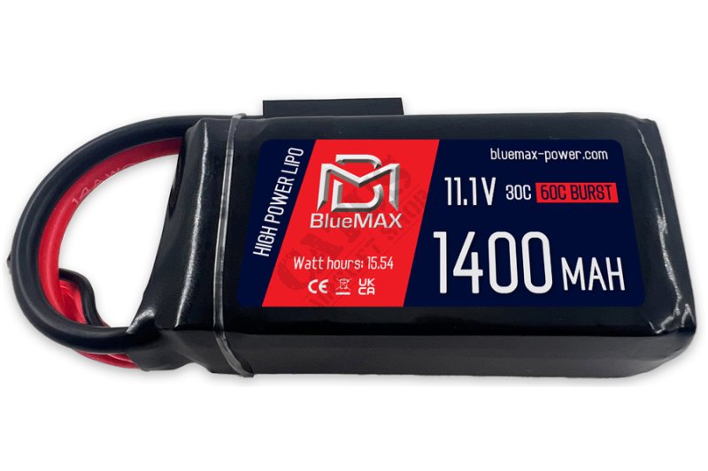 Airsoft batéria LiPo 11,1V 1400mAh 30C Mini Brick Tamiya BlueMax  