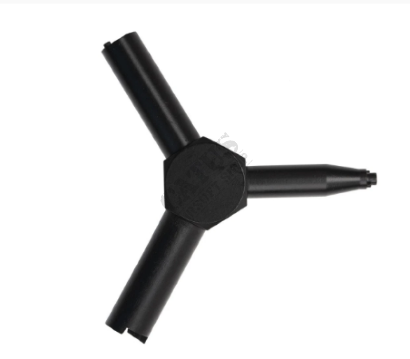 Airsoft kľúč na ventily zásobníkov Metal Čierny