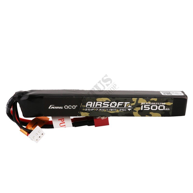 Airsoft batéria LiPo 7,4V 1500mAh 25C Deans T Gens Ace  