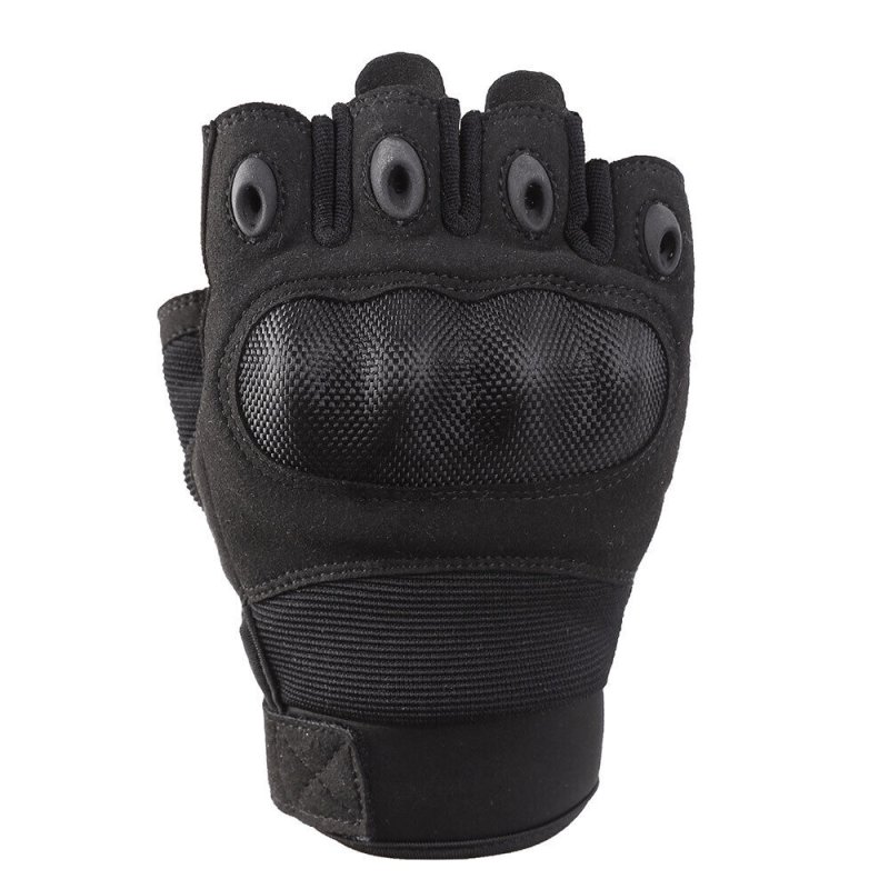 Taktické rukavice polprstové Half Finger Emerson Čierna XL