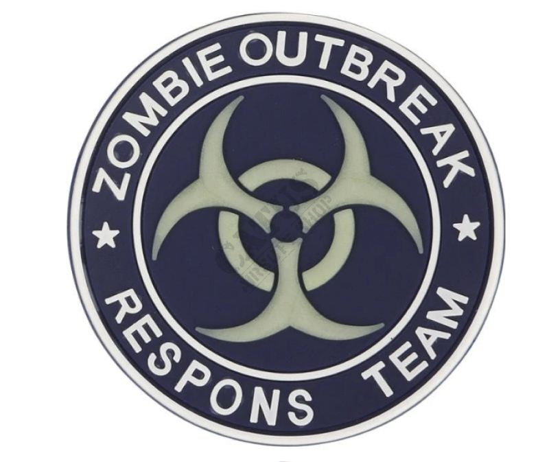 ZOMBIE OUTBREAK Emerson patch Blue 