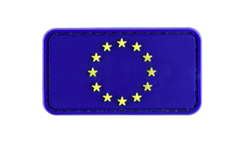 Nášivka na suchý zips 3D EU Flag Modrá 