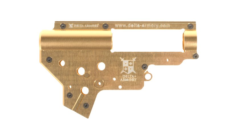 Airsoftový mechabox skeleton V2 Delta Armory gold